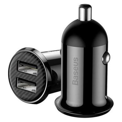 АЗП Baseus Grain Pro 4.8A (2USB-A) (CCALLP) Чорний