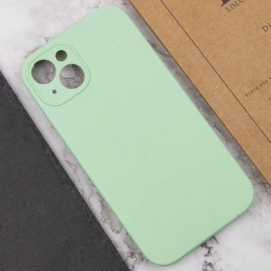 Чехол Silk Full Camera Protective (AA) NO LOGO для Apple iPhone 13 (6.1") Зеленый / Pistachio