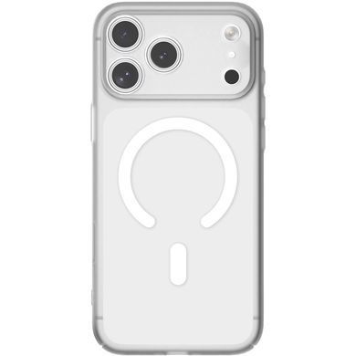 Чехол PC Slim Matte with Magnetic Fit (camera button) для Apple iPhone 17 Pro Max (6.9") White