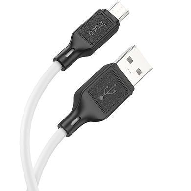 Дата кабель Hoco X90 Cool silicone USB to MicroUSB (1m) White