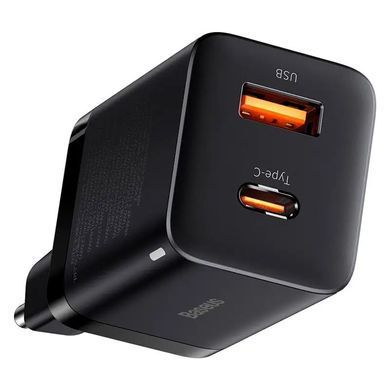 СЗУ Baseus Super Si Pro Quick Charger PD30W+QC3.0 (1USB-A/1C) (CCSUPP-E) Black