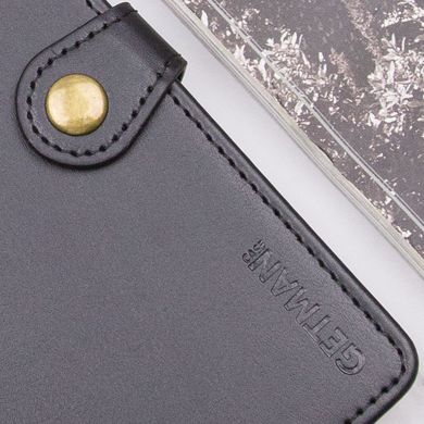Кожаный чехол книжка GETMAN Gallant (PU) для Xiaomi Mi 10 / Mi 10 Pro Черный
