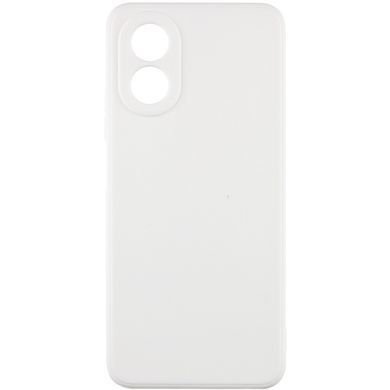 Силиконовый чехол Candy Full Camera для Oppo A38 / A18 Белый / White