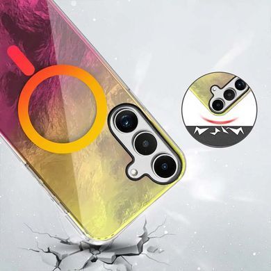 Чохол TPU Shiny Mountain Magnetic Fit для Samsung Galaxy S24+ Yellow / Pink