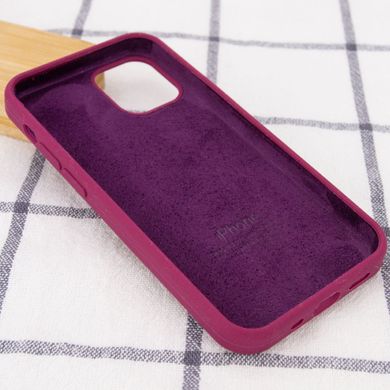 Чехол Silicone Case Full Protective (AA) для Apple iPhone 13 (6.1") Бордовый / Maroon