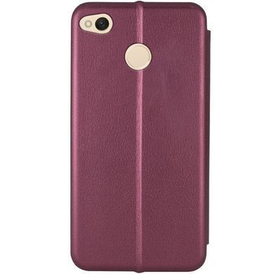 Кожаный чехол-книжка Classy для Xiaomi Redmi 4X Бордовый
