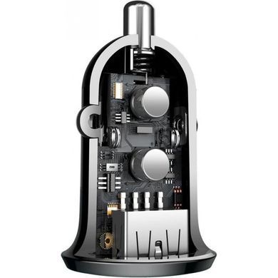 АЗП Baseus Grain Pro 4.8A (2USB-A) (CCALLP) Чорний