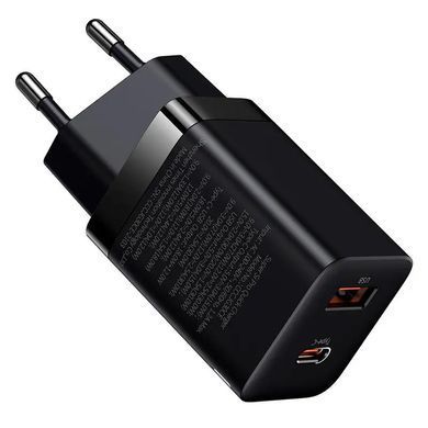 СЗУ Baseus Super Si Pro Quick Charger PD30W+QC3.0 (1USB-A/1C) (CCSUPP-E) Black