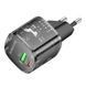 МЗП Borofone BN17 Sunlight PD20W+QC3.0 (1USB-A/1C) Transparent black фото 4