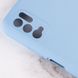Чехол Silicone Cover Full Camera (AA) для Xiaomi Redmi Note 10 5G / Poco M3 Pro Голубой / Lilac Blue фото 5