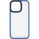 TPU+PC чехол Metal Buttons для Apple iPhone 13 Pro (6.1") Голубой фото 1