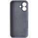 Чохол Silk Full Camera Protective (AA) NO LOGO для Apple iPhone 17 (6.3") Сірий / Lavender Gray фото 3