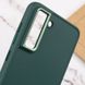 TPU чохол Bonbon Metal Style для Samsung Galaxy S21 FE Зелений / Pine green фото 5