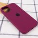 Чехол Silicone Case Full Protective (AA) для Apple iPhone 13 (6.1") Бордовый / Maroon фото 3