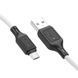 Дата кабель Hoco X90 Cool silicone USB to MicroUSB (1m) White фото 3