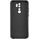 Чохол TPU GETMAN Liquid Silk Full Camera для Xiaomi Redmi Note 8 Pro Чорний / Black фото 3