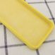 Уценка Чехол Silicone Case Square Full Camera Protective (AA) для Apple iPhone 11 Pro Max (6.5") Вскрытая упаковка / Желтый / Canary Yellow фото 3