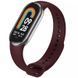 Силиконовый ремешок для Xiaomi Mi Band 8 Бордовый / Plum фото 2