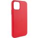 Шкіряний чохол Leather Case (AA Plus) для Apple iPhone 11 (6.1") Crimson фото 2