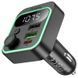 АЗП FM модулятор Hoco E85 Tiger PD20W+QC3.0 (2USB-A/1C) Black фото 2