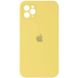 Уценка Чехол Silicone Case Square Full Camera Protective (AA) для Apple iPhone 11 Pro Max (6.5") Вскрытая упаковка / Желтый / Canary Yellow