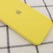 Уценка Чехол Silicone Case Square Full Camera Protective (AA) для Apple iPhone 11 Pro Max (6.5") Вскрытая упаковка / Желтый / Canary Yellow фото 2