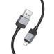 Дата кабель Hoco X110 Honorific USB to Lightning 2.4A (1m) Black фото 3