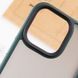 TPU+PC чохол Metal Buttons для Apple iPhone 15 (6.1") Зелений / Dark Green фото 5