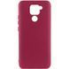 Чохол Silicone Cover Ummi Lakshmi (AA) для Xiaomi Redmi Note 9 / Redmi 10X Бордовий / Marsala