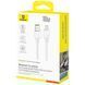 Дата кабель Baseus Crystal USB to Type-C 100W (2m) (E04279) Moon White фото 3