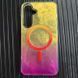 Чохол TPU Shiny Mountain Magnetic Fit для Samsung Galaxy S24+ Yellow / Pink фото 4