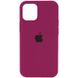 Чехол Silicone Case Full Protective (AA) для Apple iPhone 13 (6.1") Бордовый / Maroon фото 1