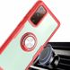 TPU+PC чехол Deen CrystalRing for Magnet (opp) для Samsung Galaxy Note 20 Бесцветный / Красный фото 2