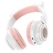 Накладні бездротові навушники BOROFONE BO18 Cat ear Білий фото 2