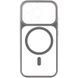 Чехол TPU+PC GETMAN Moon Clear with MagSafe для Apple iPhone 15 Pro Max (6.7") Grey фото 2