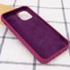 Чехол Silicone Case Full Protective (AA) для Apple iPhone 13 (6.1") Бордовый / Maroon фото 2