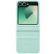 Шкіряний чохол Leather Case (AAA) для Samsung Galaxy Z Flip6 Turquoise