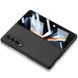 Кожаный чехол GKK 360 + Glass с подставкой для Samsung Galaxy Z Fold4 Carbon фото 3