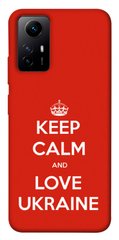 Чехол itsPrint Keep calm and love Ukraine для Xiaomi Redmi Note 12S