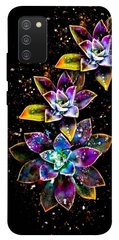Чехол itsPrint Flowers on black для Samsung Galaxy A02s
