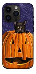 Чохол itsPrint Cat and pumpkin для Apple iPhone 14 Pro (6.1")