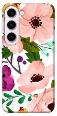 Чехол itsPrint Акварельные цветы для Samsung Galaxy S23+
