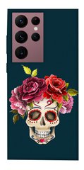 Чохол itsPrint Flower skull для Samsung Galaxy S22 Ultra