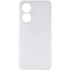 Силиконовый чехол Candy Full Camera для Oppo A78 4G Белый / White