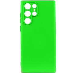 Чехол Silicone Cover Lakshmi Full Camera (A) для Samsung Galaxy S24 Ultra Салатовый / Neon Green