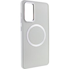 TPU чохол Bonbon Metal Style with MagSafe для Samsung Galaxy S23+ Білий / White