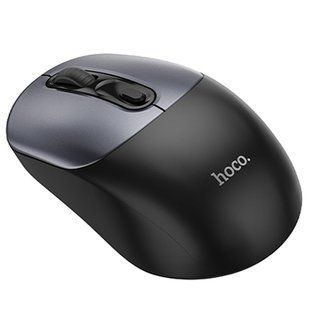 Мышь беспроводная Hoco GM28 2.4G Black / Metal gray
