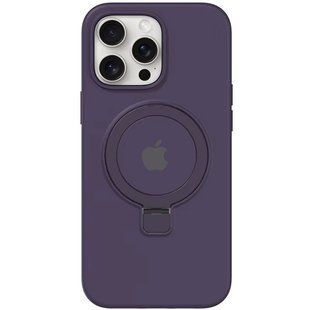 Чехол Silicone Case Full Protective with Ring для Apple iPhone 13 Pro Max (6.7") Purple