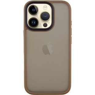TPU+PC чохол Metal Buttons для Apple iPhone 16 Pro (6.3") Золотий / Gold