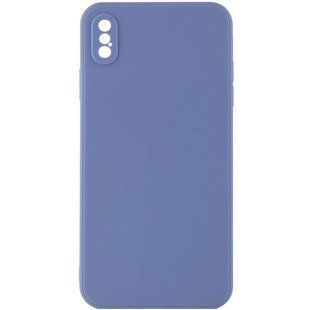 Силіконовий чохол Candy Full Camera для Apple iPhone XS Max (6.5") Блакитний / Mist blue